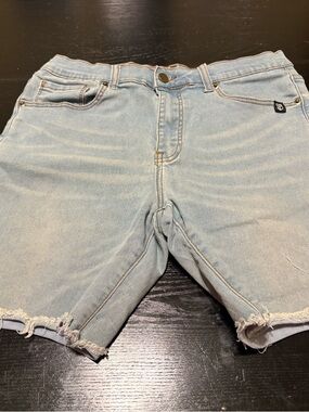 Born Primitive Light Blue Jean Shorts